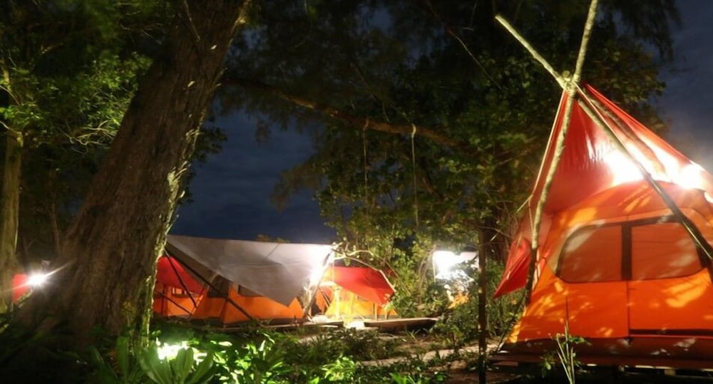 Family Tent, Multiple Beds, Beach View photo 3