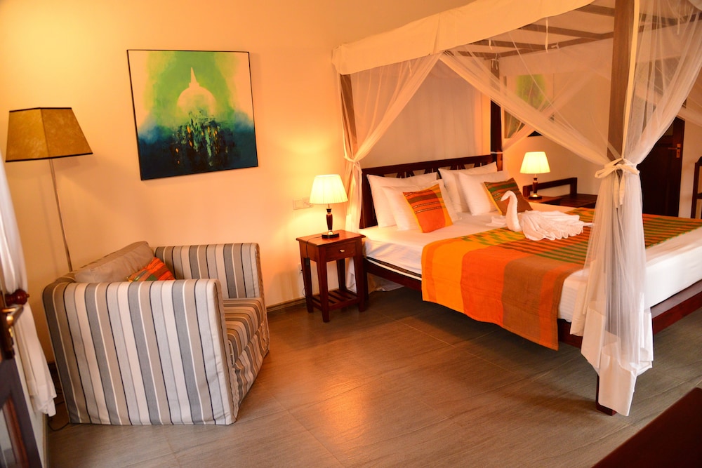 Deluxe Double Room, 1 King Bed, Private Bathroom, Pool View photo 3