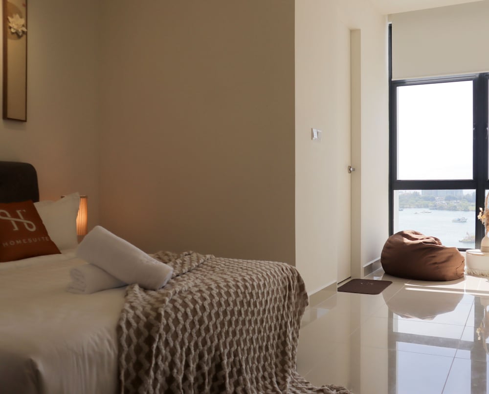 Family Studio, 1 Queen Bed with Sofa bed, Sea View
