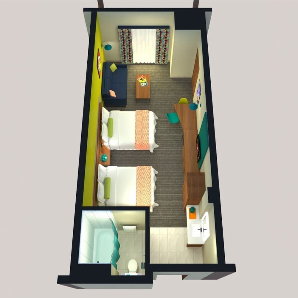 Jr. Suite, 2 Queens + Sofa Bed, ADA photo 1