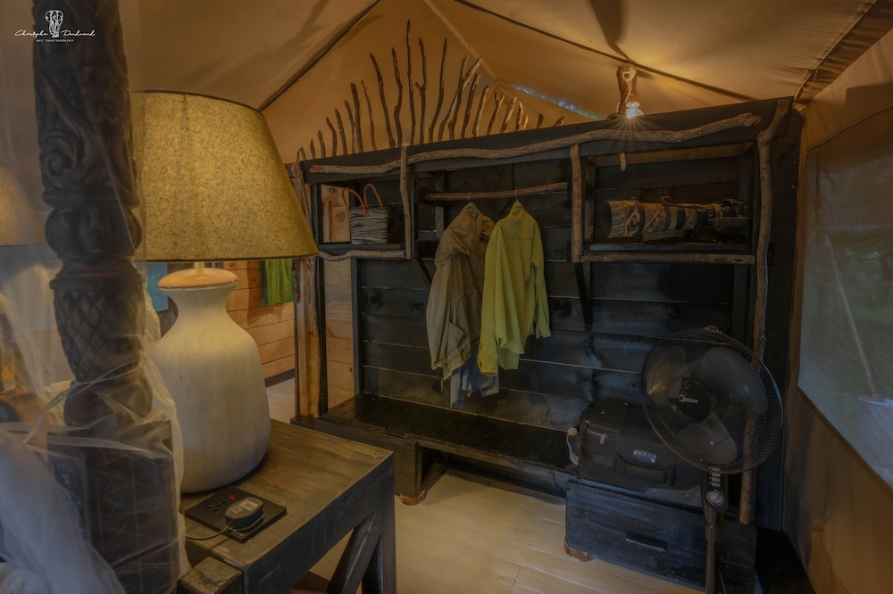 Deluxe Tent, 1 Queen Bed, Private Bathroom, Park View photo 3