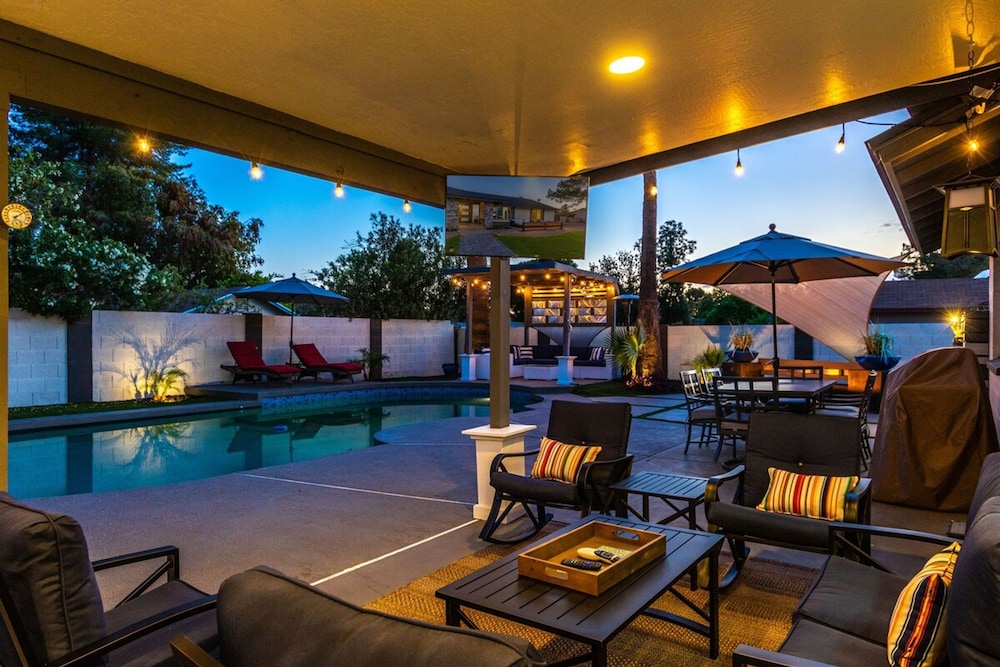 Kings Lux Escape Gratis Htd Pool Cabana BBQ Firepit, Billede 38