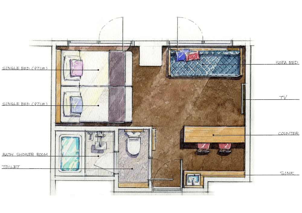 Deluxe Twin Room, Non Smoking photo 2