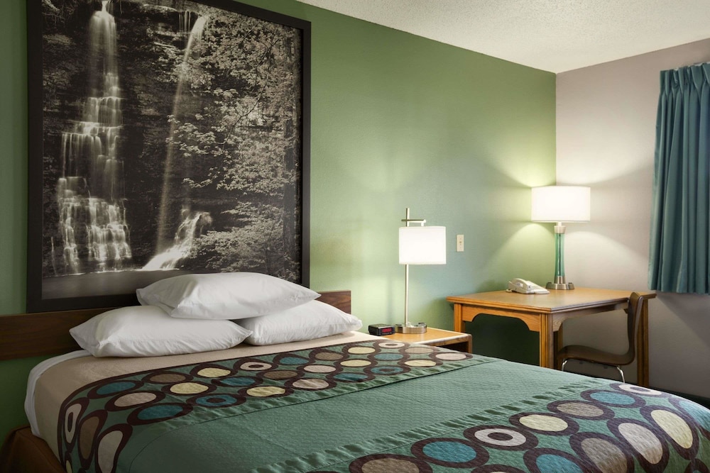 Room, 1 Queen Bed, Refrigerator - Photo 1