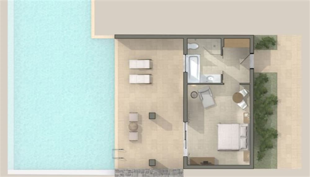 Mythica Bungalow with Private Pool, Sea View