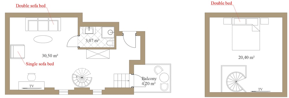 Two floors Suite with terrace - Photo 12