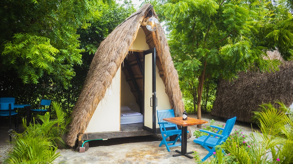 Teepee with air conditioning
