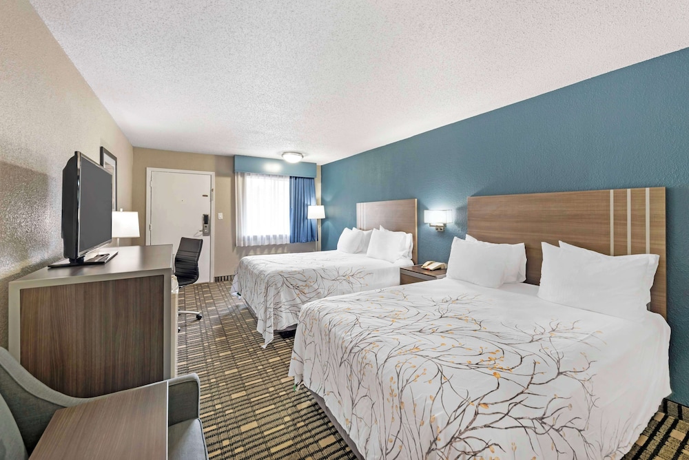 Standard Room, 2 Queen Beds, Non Smoking, Refrigerator & Microwave (Shower Only;Pet Friendly)