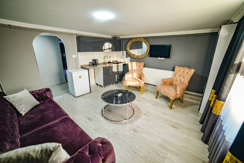Basic Apartment, 1 King Bed with Sofa bed, Smoking, City View photo 2