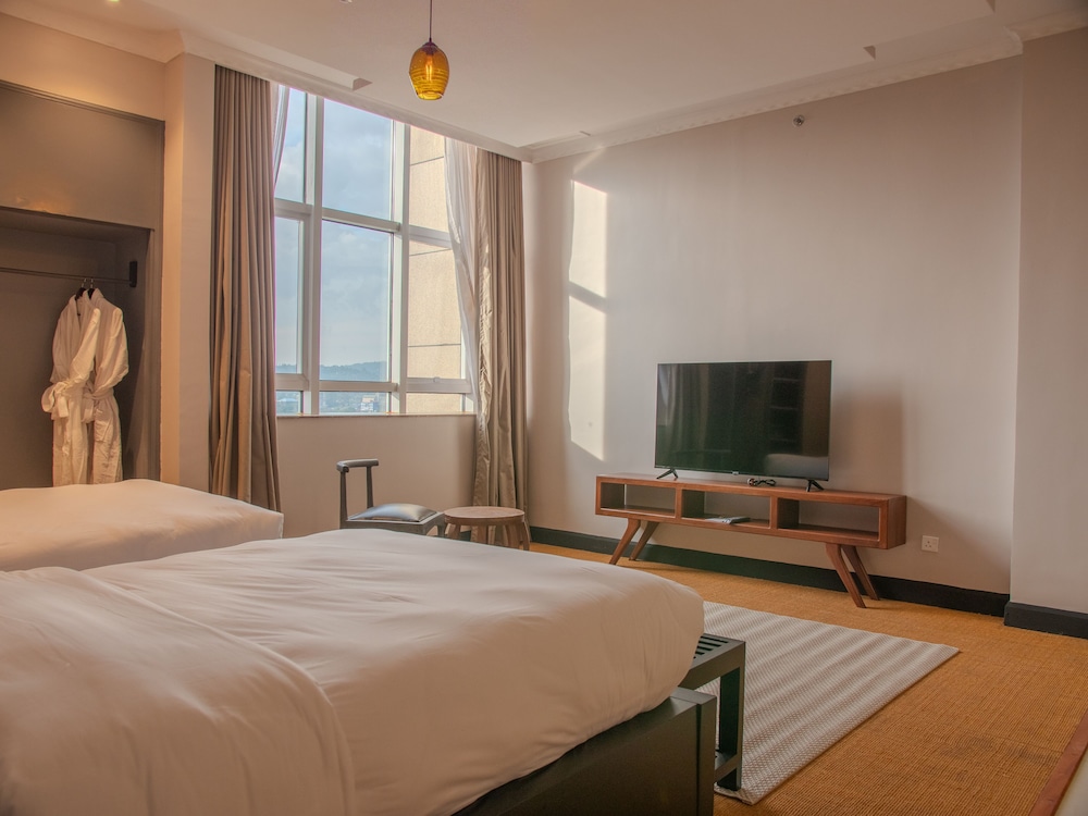 Deluxe Double or Twin Room, 2 Twin Beds, Non Smoking, City View