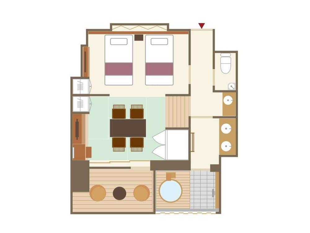 Main building, Japanese Western Style Room with Private Open-air Bath - Photo 2