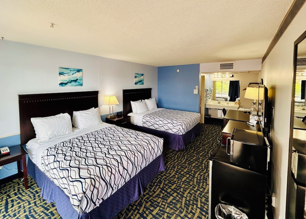 Double Room, 2 Double Beds, Non Smoking