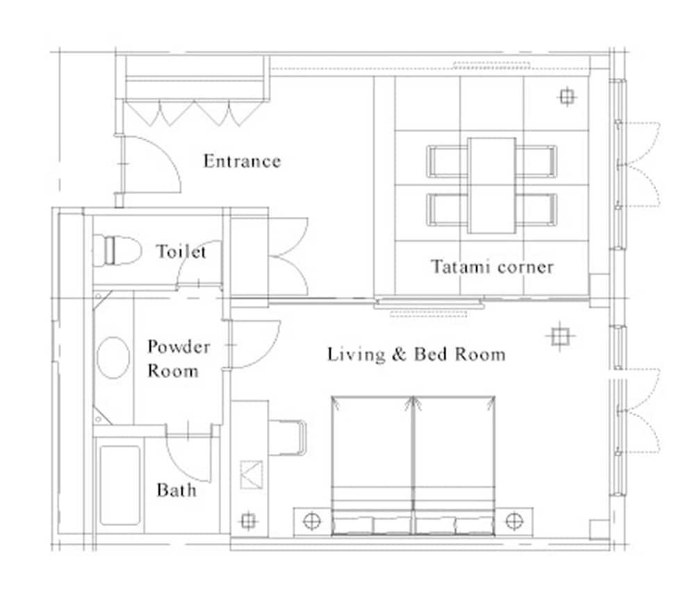 Premium Tatami Twin Room - Photo 3