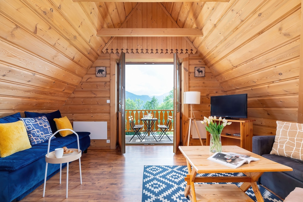 Studio, Fireplace, Mountainside