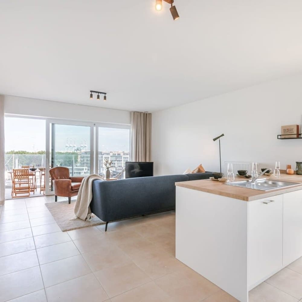 Apartment With View of the Port of Zeebrugge, 写真 9