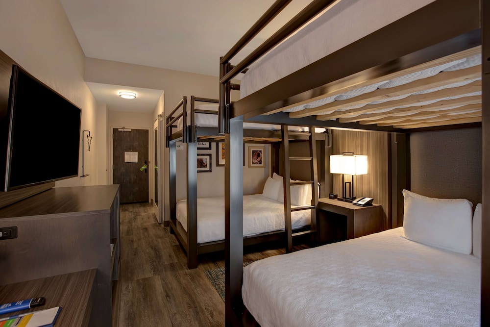 Room, 1 King Bed with Sofa bed, Refrigerator & Microwave