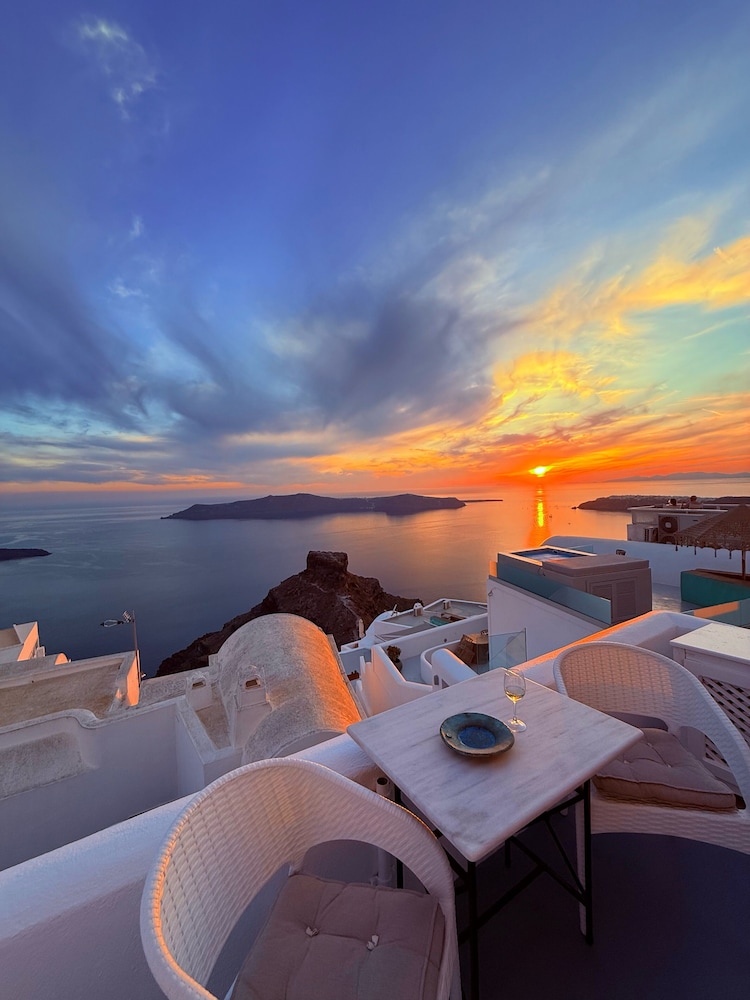 Caldera Sunset,Sea View House