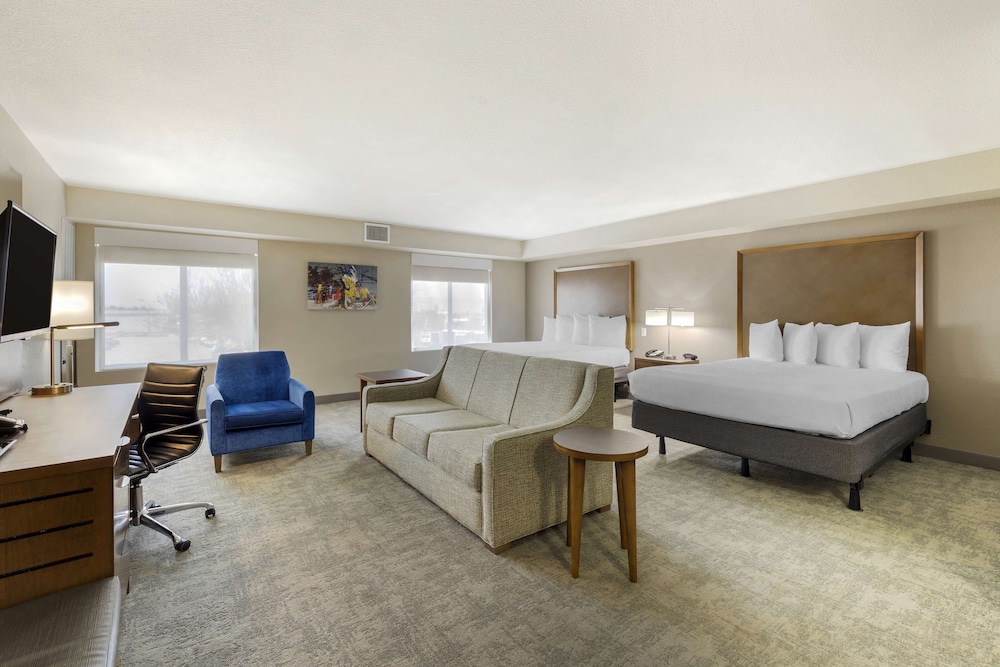 Suite, 2 Queen Beds, Accessible, Refrigerator & Microwave (Walk-in Shower, Single Sofabed)