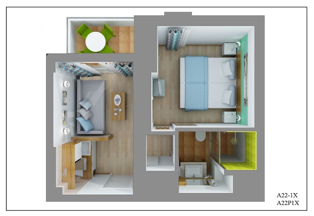Family Room, 1 Bedroom