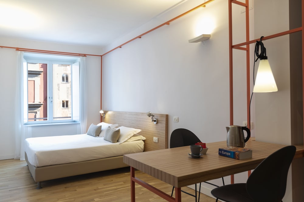 Basic Studio, 1 Double or 2 Twin Beds, Kitchenette, Mezzanine