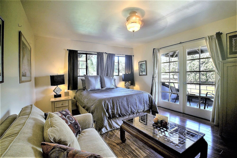 Deluxe Room, 1 King Bed with Sofa bed, Lanai, Garden View photo 1
