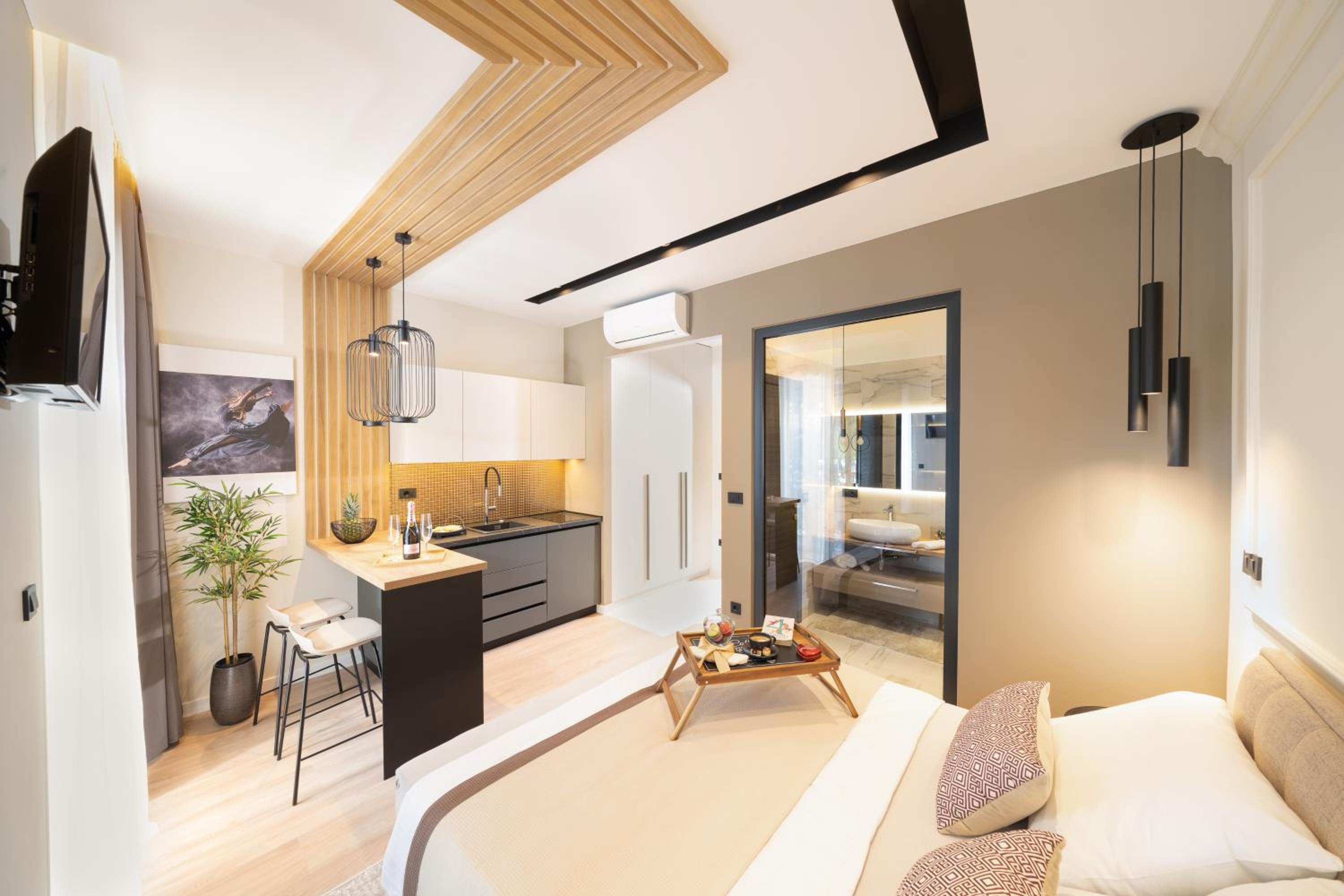 Studio with Balcony