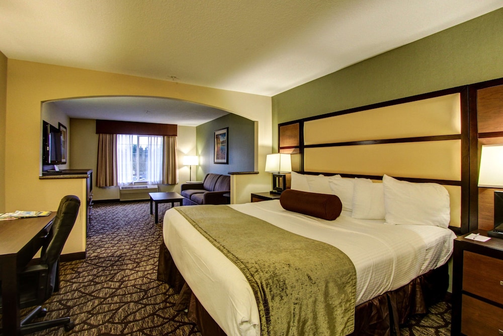 Suite, 1 King Bed, Non Smoking, Refrigerator & Microwave - Photo 4