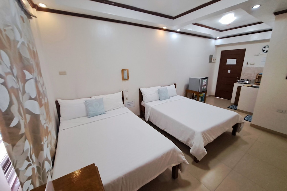 Poolside with 2 Double Beds