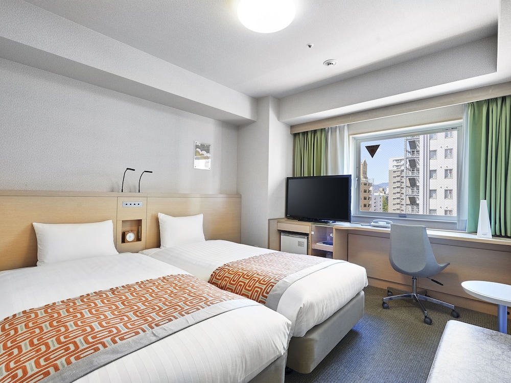 Economy Twin Room, Non Smoking (20 sqm)  [20min by train from Hiroshima Station]