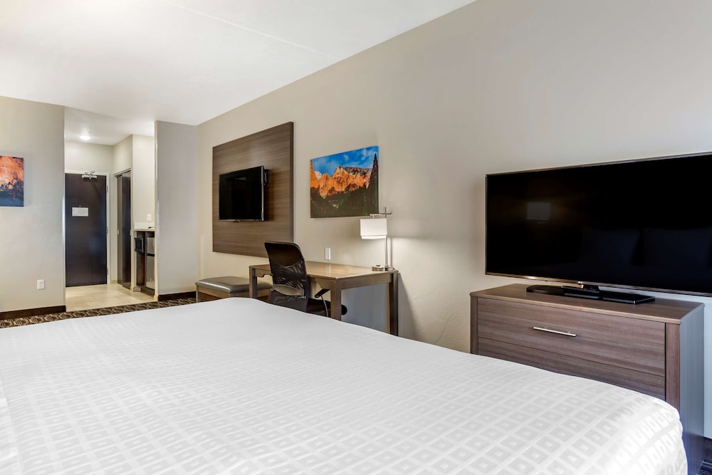 Suite, 1 King Bed, Non Smoking, Refrigerator & Microwave (with Sofabed) photo 2