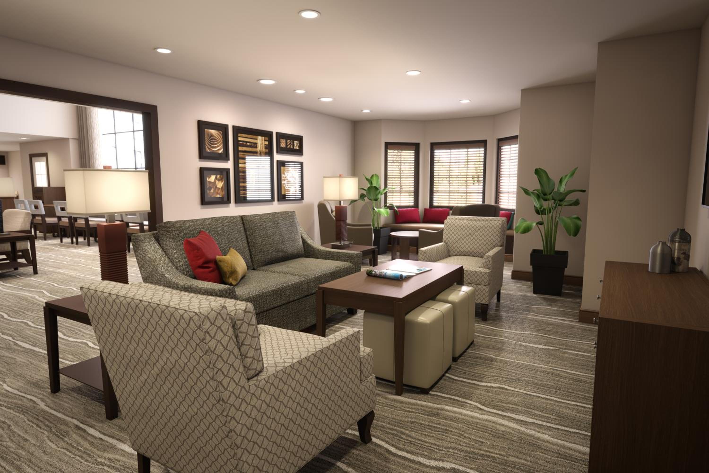 One-Bedroom Queen Suite with Two Queen Beds, Full Kitchen, Sofa Bed, Living Space photo 2