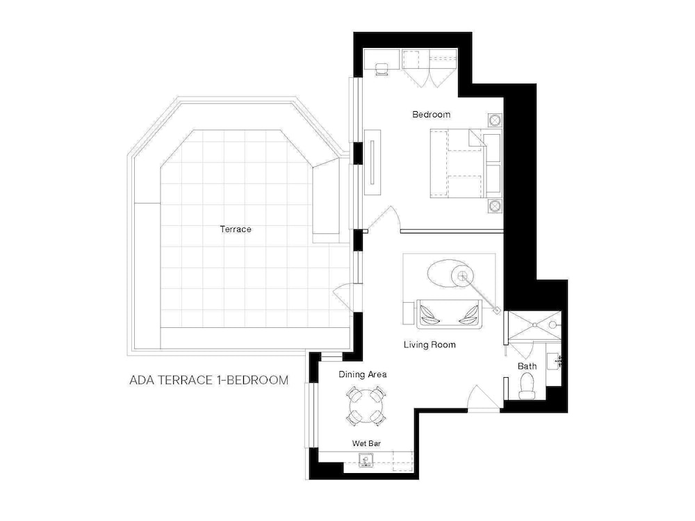 Suite, 1 Bedroom, Terrace - Photo 3