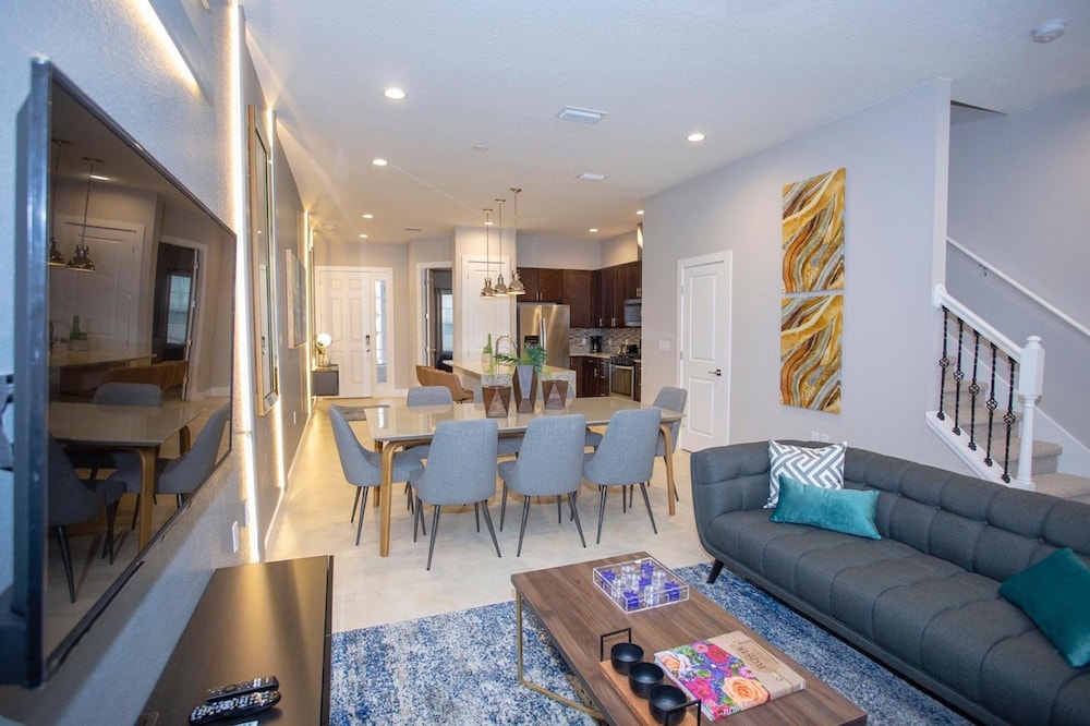 4 BR 4 BA Villa 5min Disneyworld 1804ft Gym, Foto 2