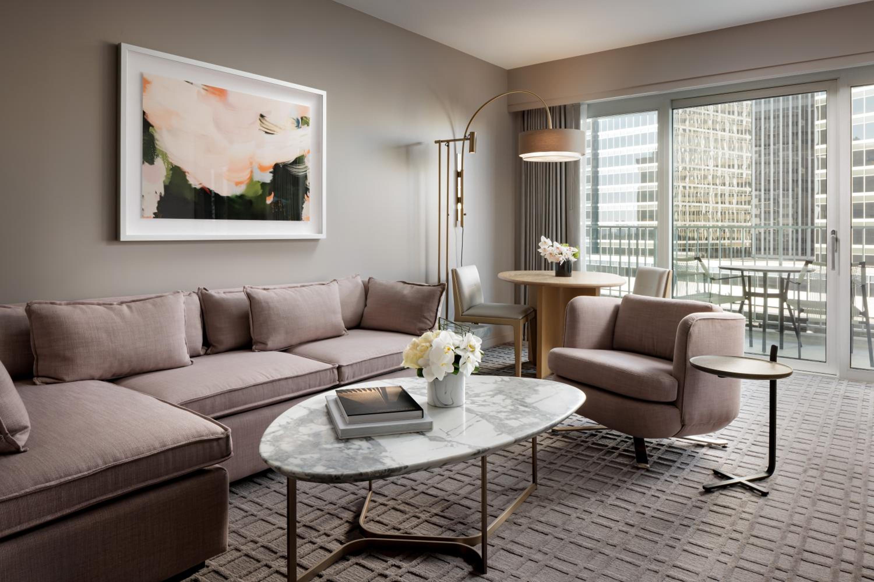 One Bedroom Corner King Suite with Two Bathrooms and Two Balconies - Hearing Access