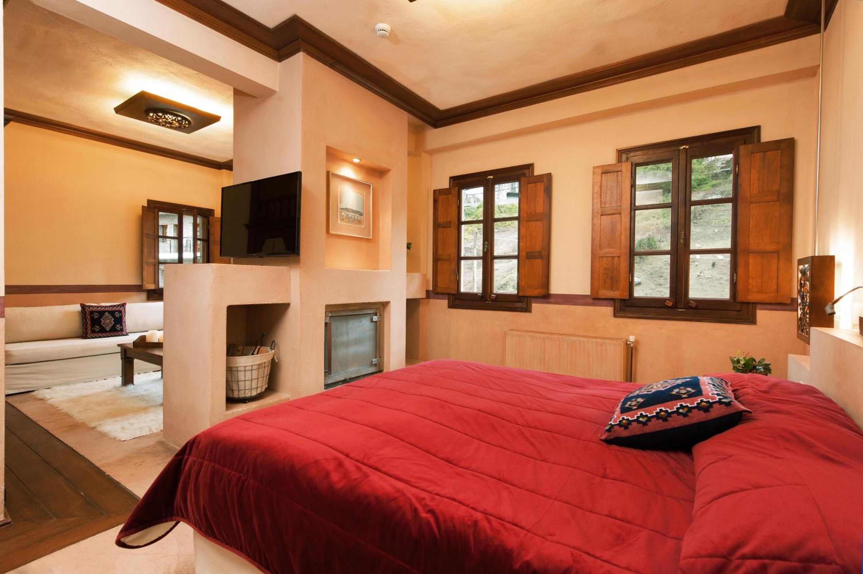 Suite with Fireplace