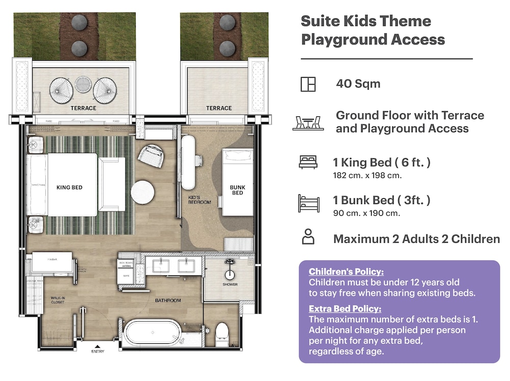 Suite, Multiple Beds, Balcony (Kids Theme) - Photo 6