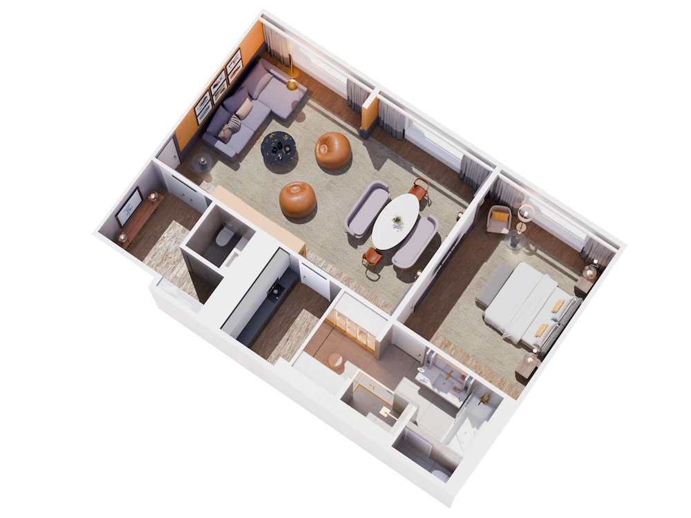 Luxury Suite, 1 King Bed, Kitchenette (Opera) - Photo 6
