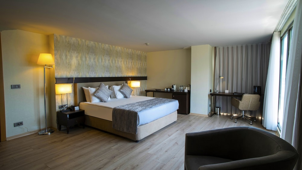 Deluxe Double Room with Partial Sea View