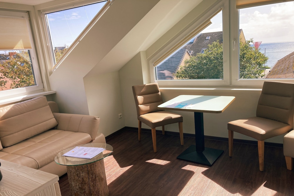 Apartment mit Gartenblick