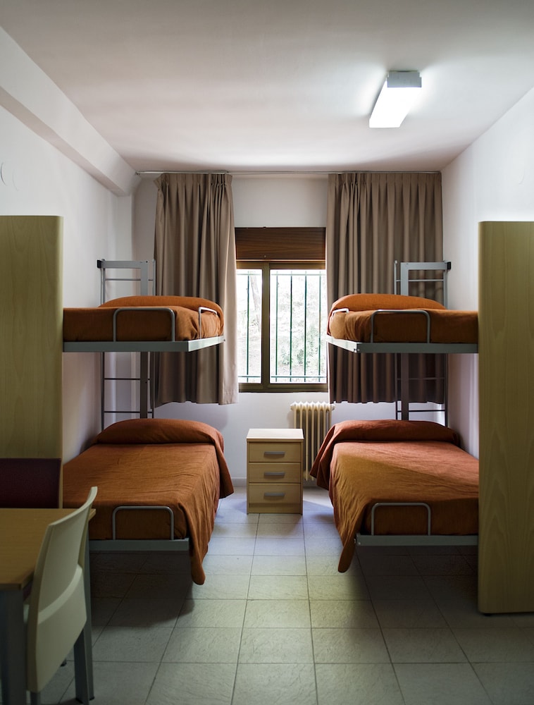 One Bed In A Dorm Room With Shared Bathroom