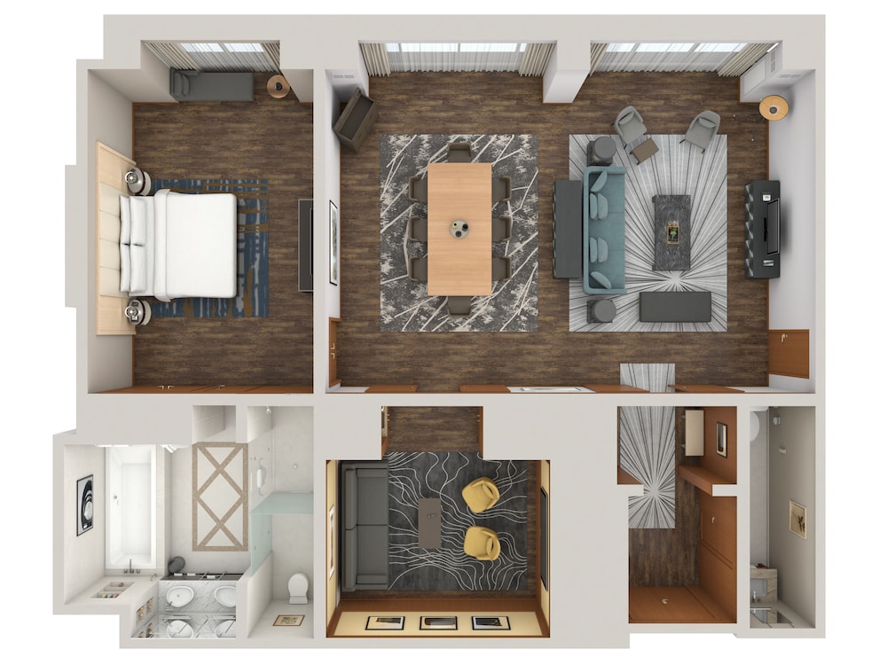 Club Suite, 1 King Bed, City View thumbnail 6