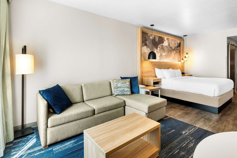 Suite, 1 King Bed, Non Smoking, Refrigerator & Microwave (Walk-in Shower;with Sofabed) - Photo 2