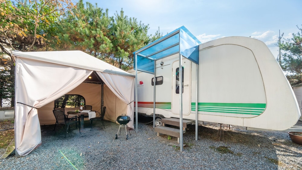 Basic Room, 1 Bedroom (Caravan5(Private BBQ))