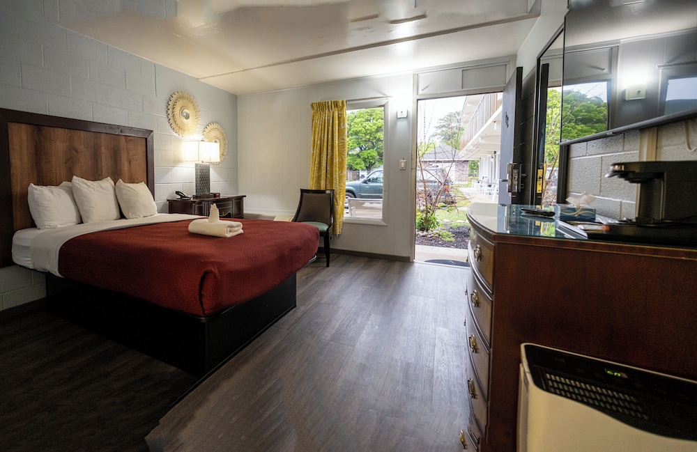 Standard Single Room, 1 Queen Bed, Non Smoking, Refrigerator & Microwave photo 2