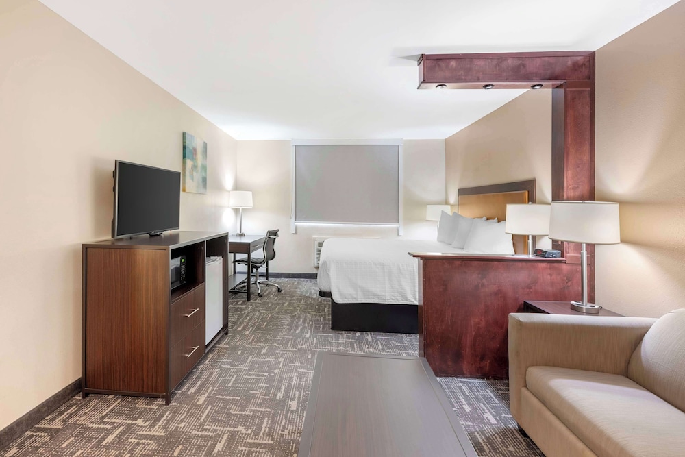 Suite, 1 King Bed, Non Smoking, Refrigerator & Microwave (with Single Sofabed;Larger Room) photo 2
