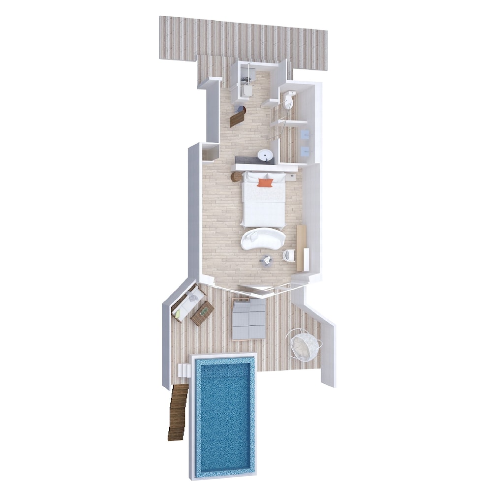 Romantic Pool Water Villa