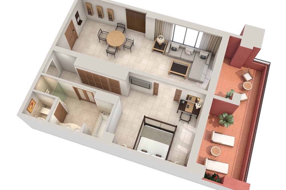 Suite, 1 Bedroom, Resort View (Balcony) thumbnail 5