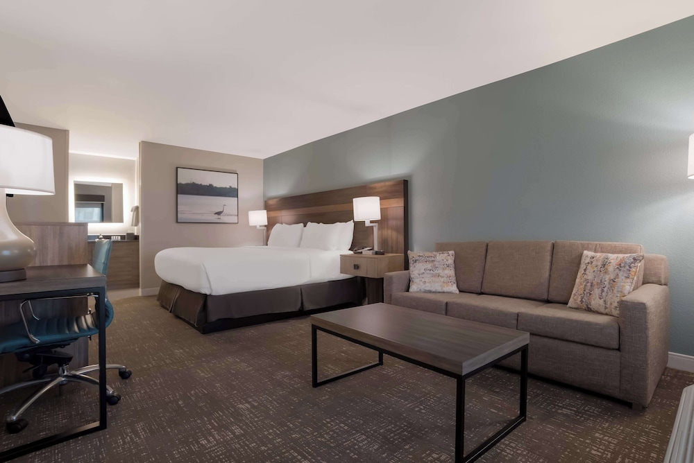 Standard Room, 1 King Bed, Non Smoking, Refrigerator & Microwave - Photo 1