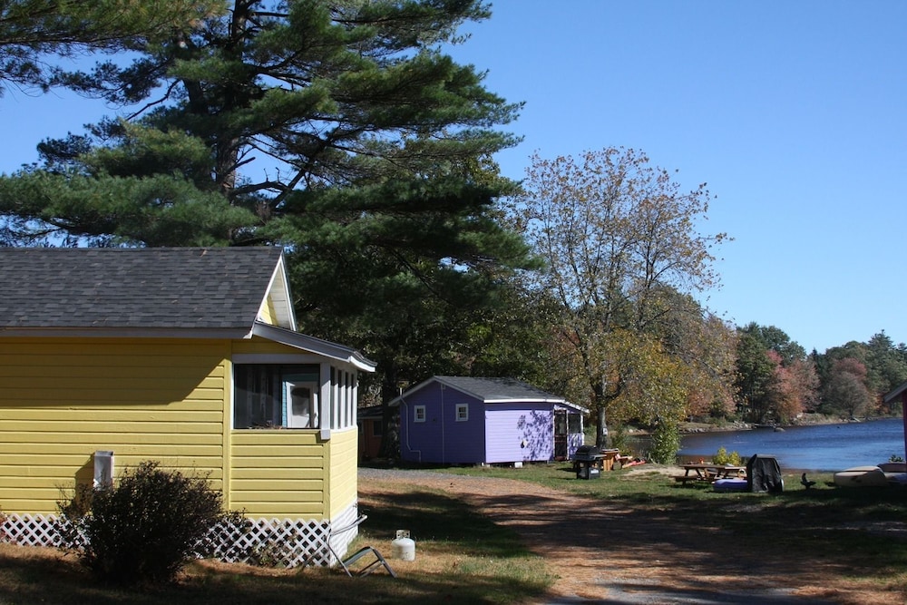 Lakefront Yellow Cottage