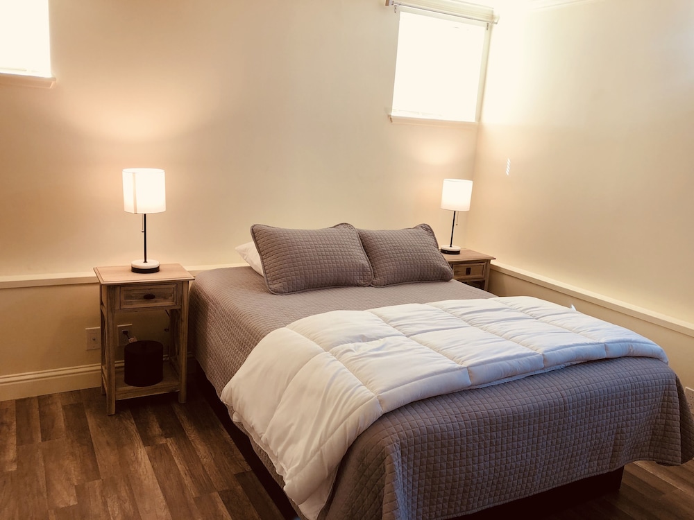 Queen Bed with Bunk Bed